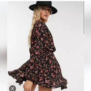 NWT $128 Free People™ Flower Fields Mini Dress Size S